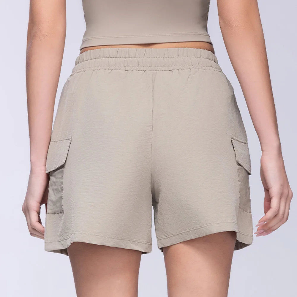 VILZSTUDIOS Breathable High Waist Yoga Fitness Shorts