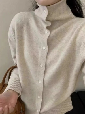VILZSTUDIOS Casual Cashmere Knitted Cardigan