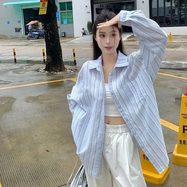 Wild Oversized Striped Shirt
