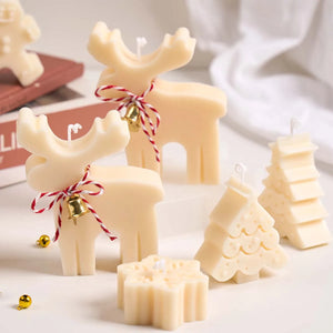 VILZSTUDIOS Festive Christmas Silicone Scented Candle Mold