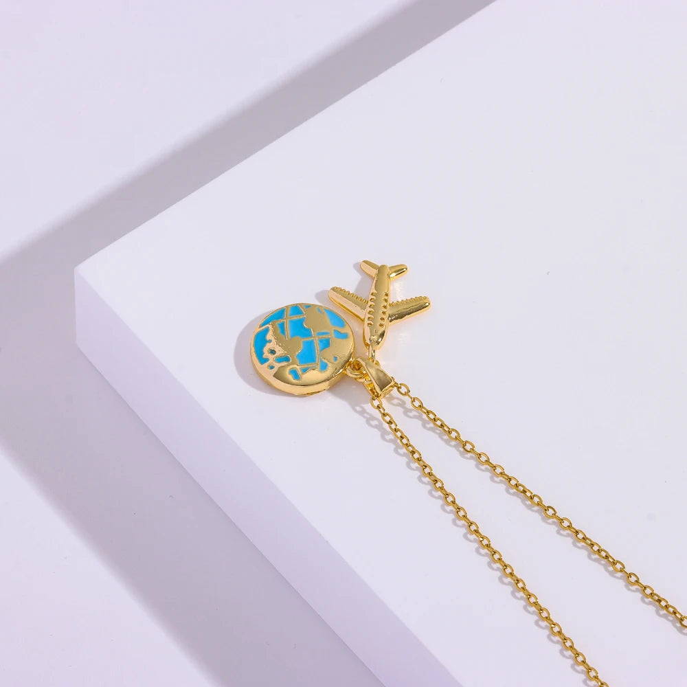 VILZSTUDIOS Fly Plane Pendant Necklace