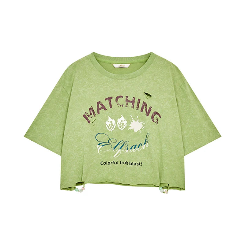 VILZSTUDIOS Fruit Blast Printed Casual T-Shirt