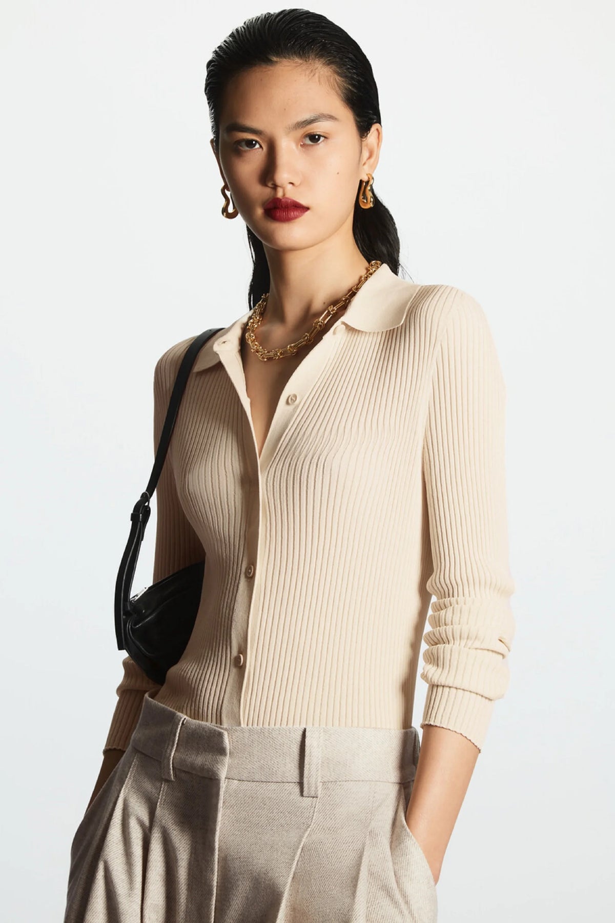 VILZSTUDIOS Buttoned Knit Cardigan