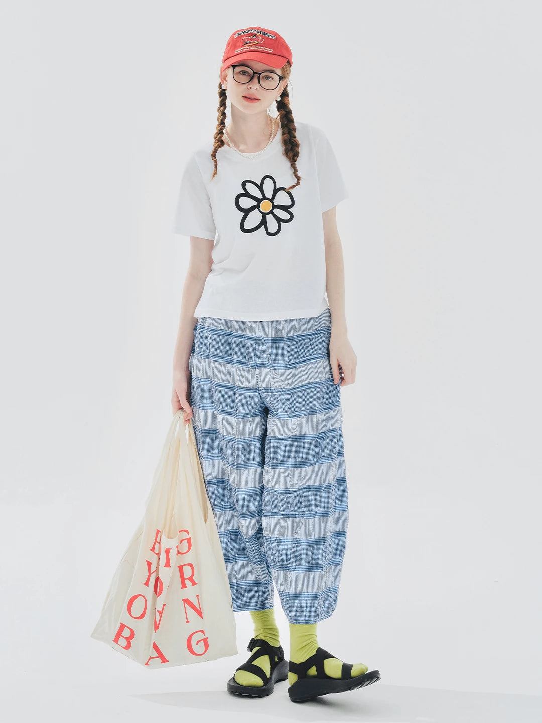 VILZSTUDIOS White Floral Summer T-Shirt