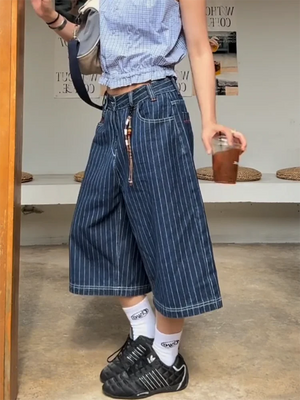 VILZSTUDIOS Light Blue Oversize Cargo Jeans