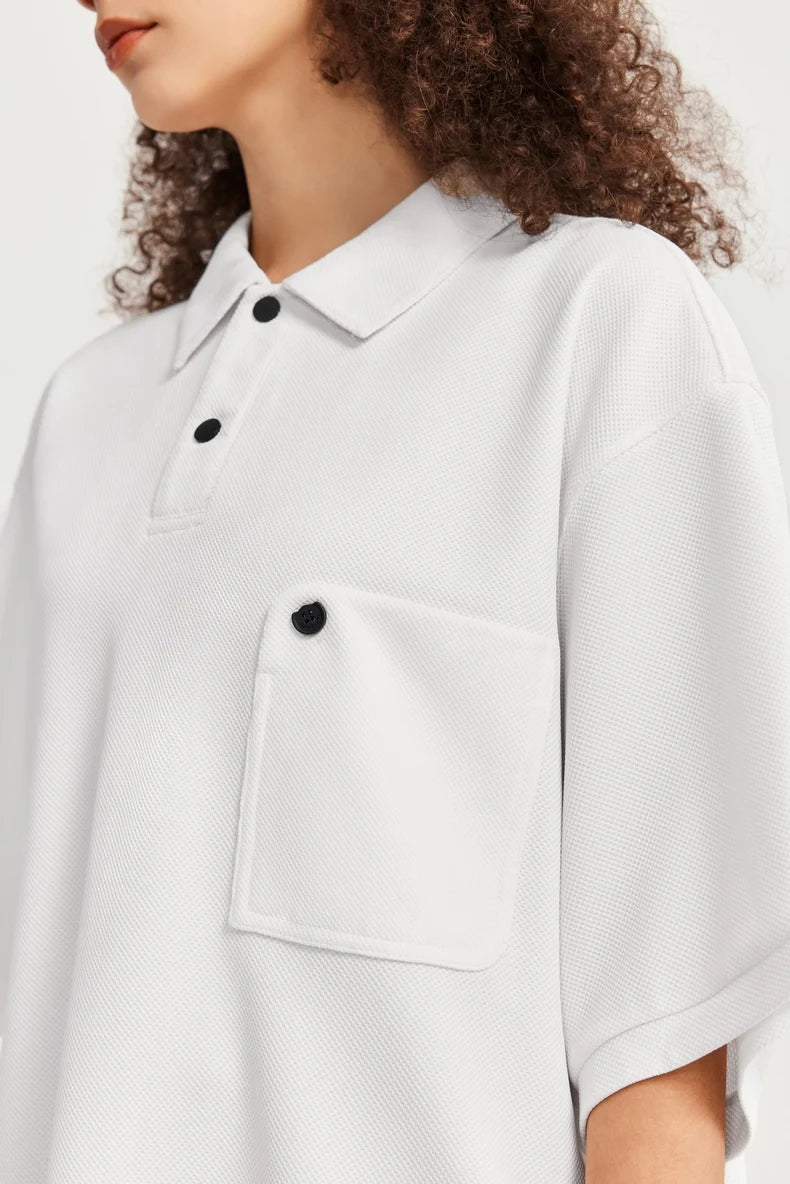 VILZSTUDIOS Classic Heavyweight Pique Polo Men Shirt