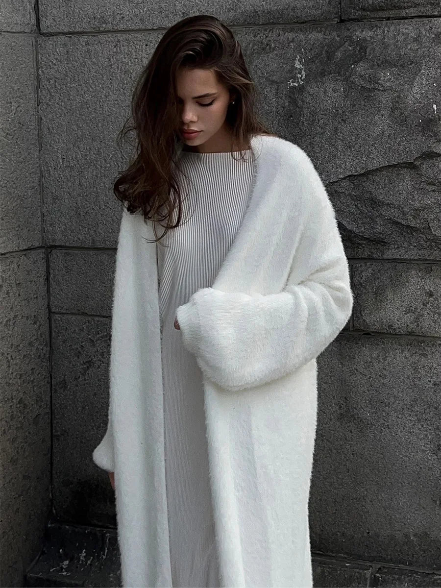 VILZSTUDIOS Cozy Knitted Maxi Cardigan