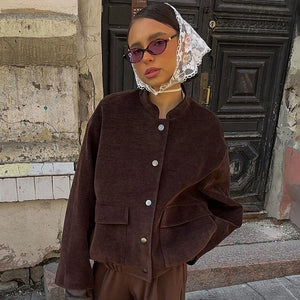 VILZSTUDIOS Cozy Velvet Jacket