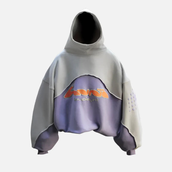 Gothic Vintage Oversized Letter Print Hoodie
