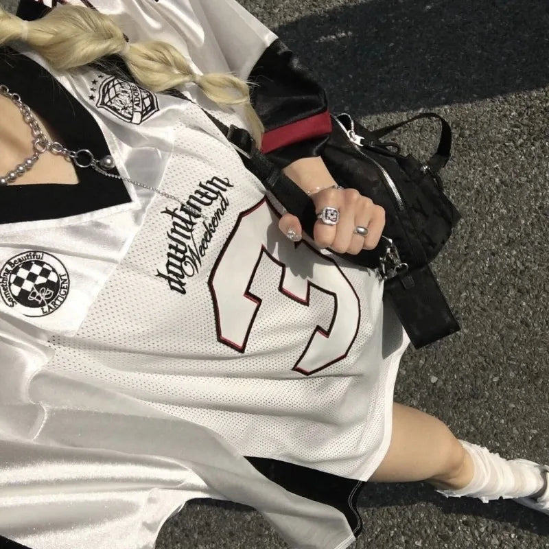 VILZSTUDIOS Retro Silver Jersey Number 3 T-Shirt
