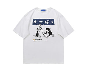 VILZSTUDIOS Japanese Cartoon Cats T-Shirt