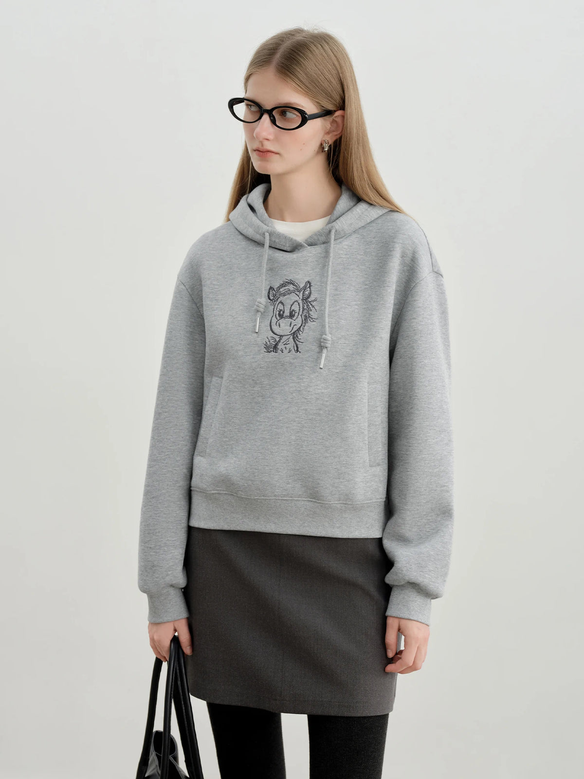 VILZSTUDIOS Cozy Basic Grey Hoodie