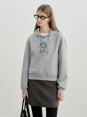 VILZSTUDIOS Cozy Basic Grey Hoodie