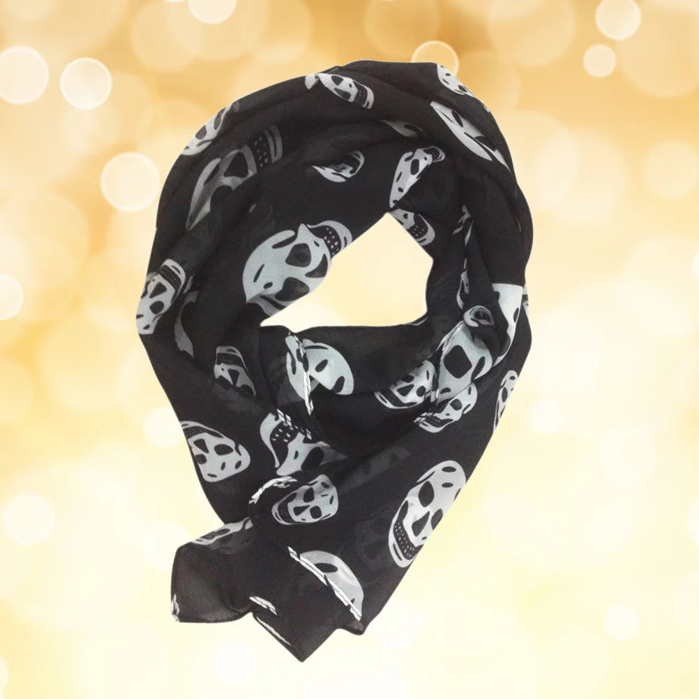 VILZSTUDIOS Casual Skull Scarf