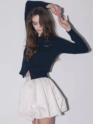 VILZSTUDIOS Luxury Designer Sweet Shiny Satin Shorts