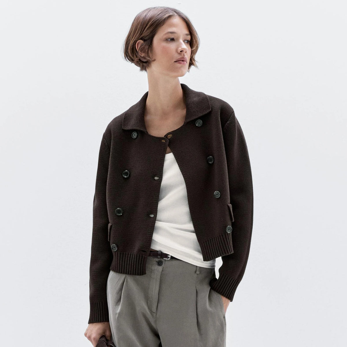 VILZSTUDIOS Classic Knitted Cardigan