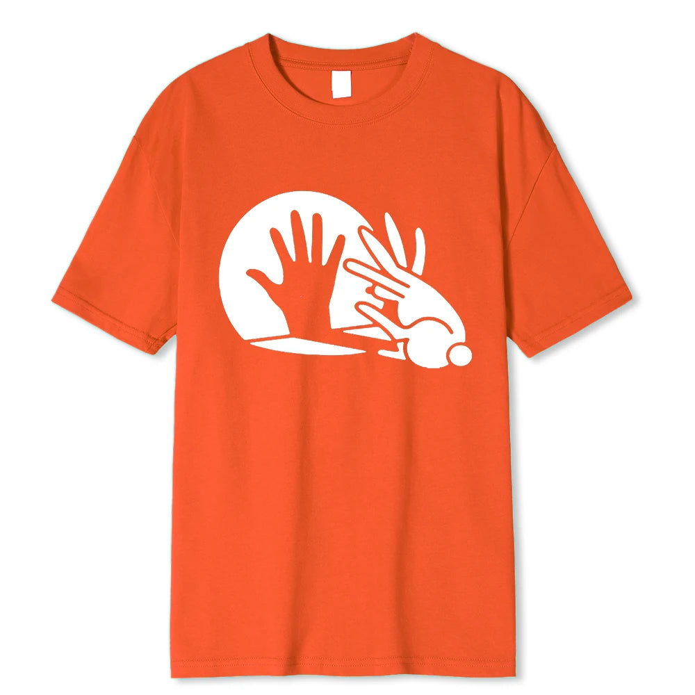 VILZSTUDIOS Funny Shadow Rabbit T-Shirt