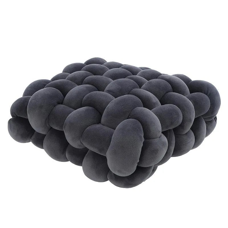 VILZSTUDIOS Handmade Knitted Square Cushion