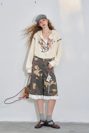 VILZSTUDIOS Original Graphic Cropped Hoodie