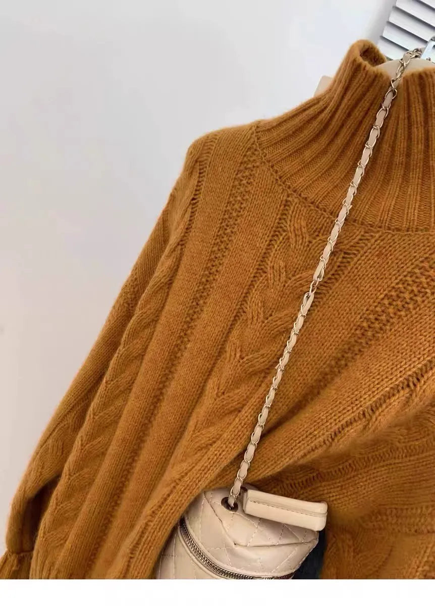 VILZSTUDIOS High-Neck Knitted Cashmere Sweater