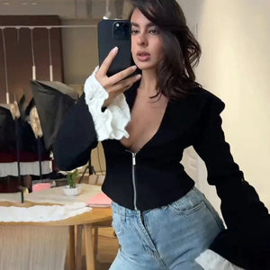 VILZSTUDIOS Sexy V-Neck Jacket