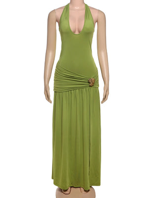 VILZSTUDIOS Nibber Bandage Maxi Dress with Metal