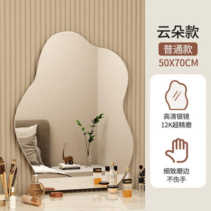 VILZSTUDIOS Wavy Wall Mirror Living Room Decoration Modern Art Vanity Aesthetic Large Size Mirror Fashion Espelhos Lounge Suite Furniture