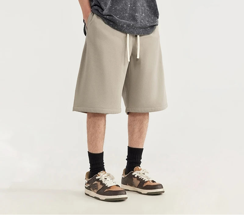 VILZSTUDIOS Minimalist Straight Leg Midi Shorts
