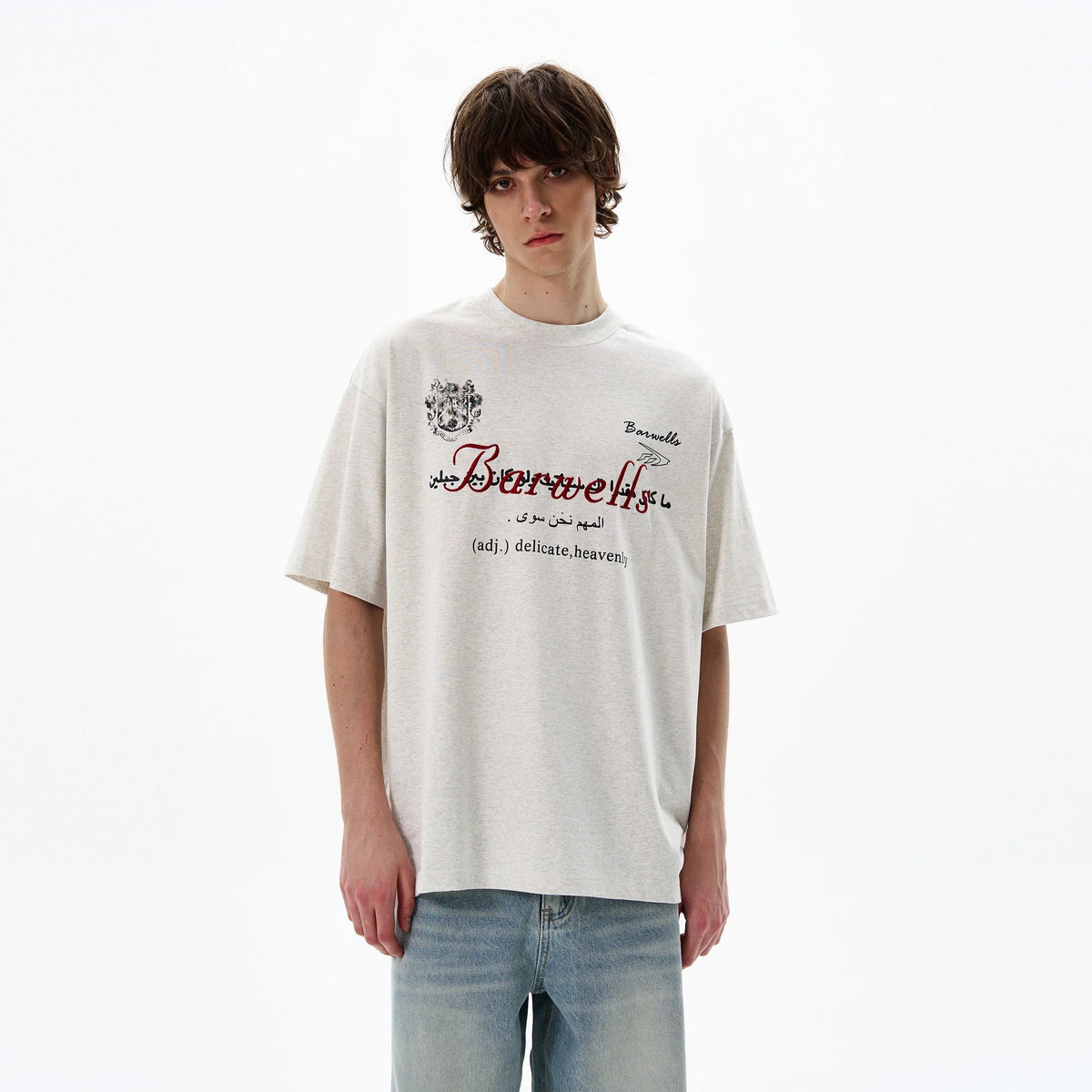 VILZSTUDIOS Embroidered Vintage Summer Cotton T-Shirt