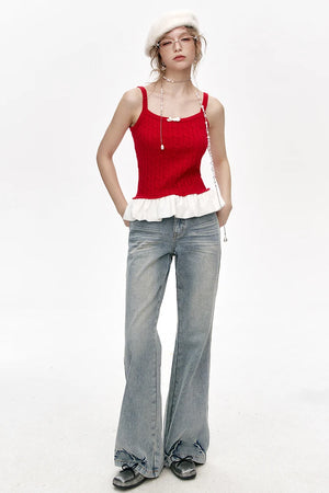 VILZSTUDIOS Slim High Waist Bootcut Jeans