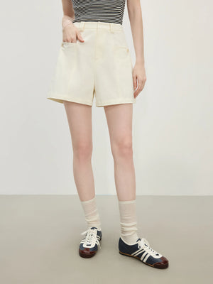 VILZSTUDIOS Versatile Casual Loose Fit Cotton Shorts