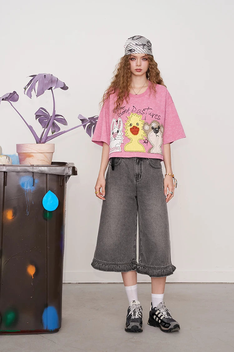 VILZSTUDIOS Vibrant Cartoon Print T-Shirt