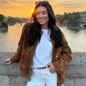 VILZSTUDIOS Casual Suede Jacket