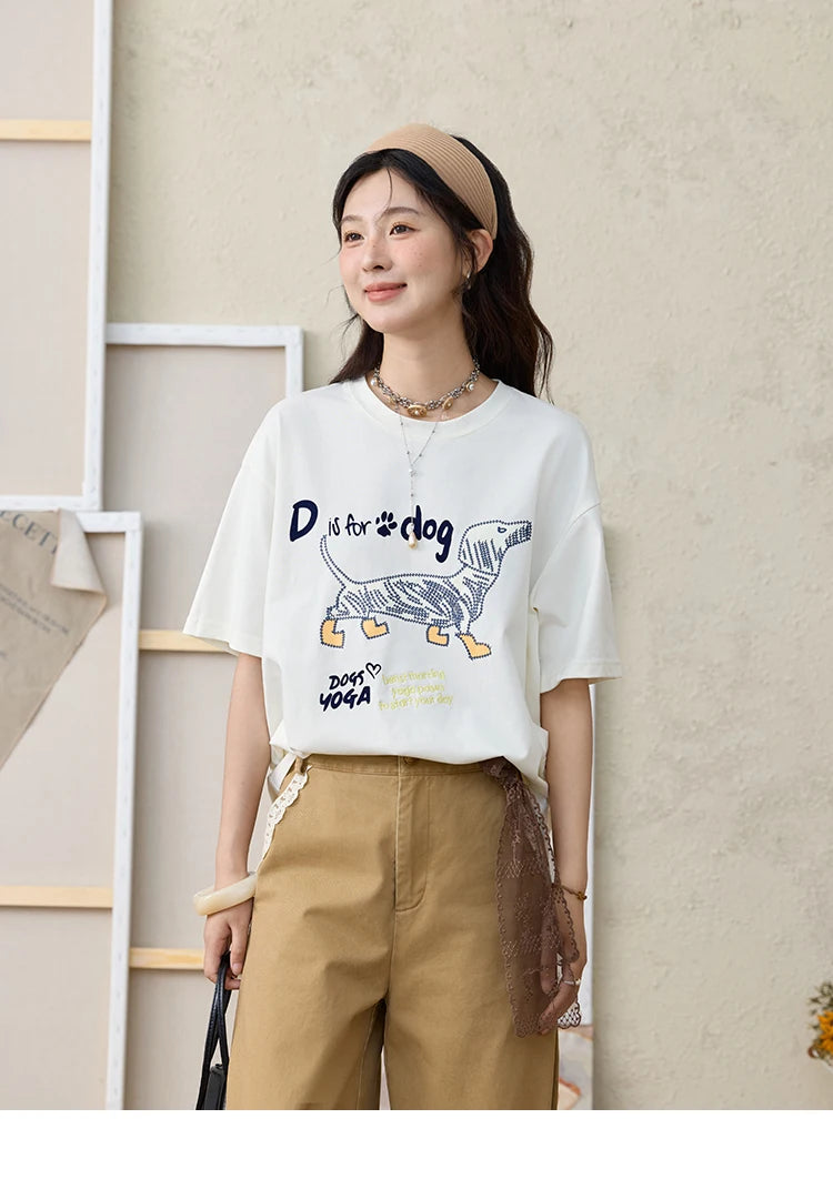 VILZSTUDIOS Puppy Print T-Shirt