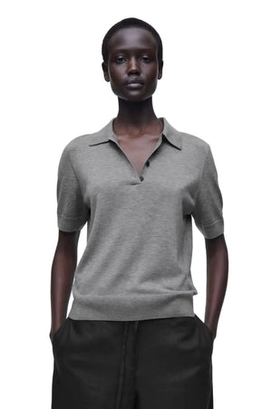 VILZSTUDIOS Stylish Wool Blend Polo T-Shirt