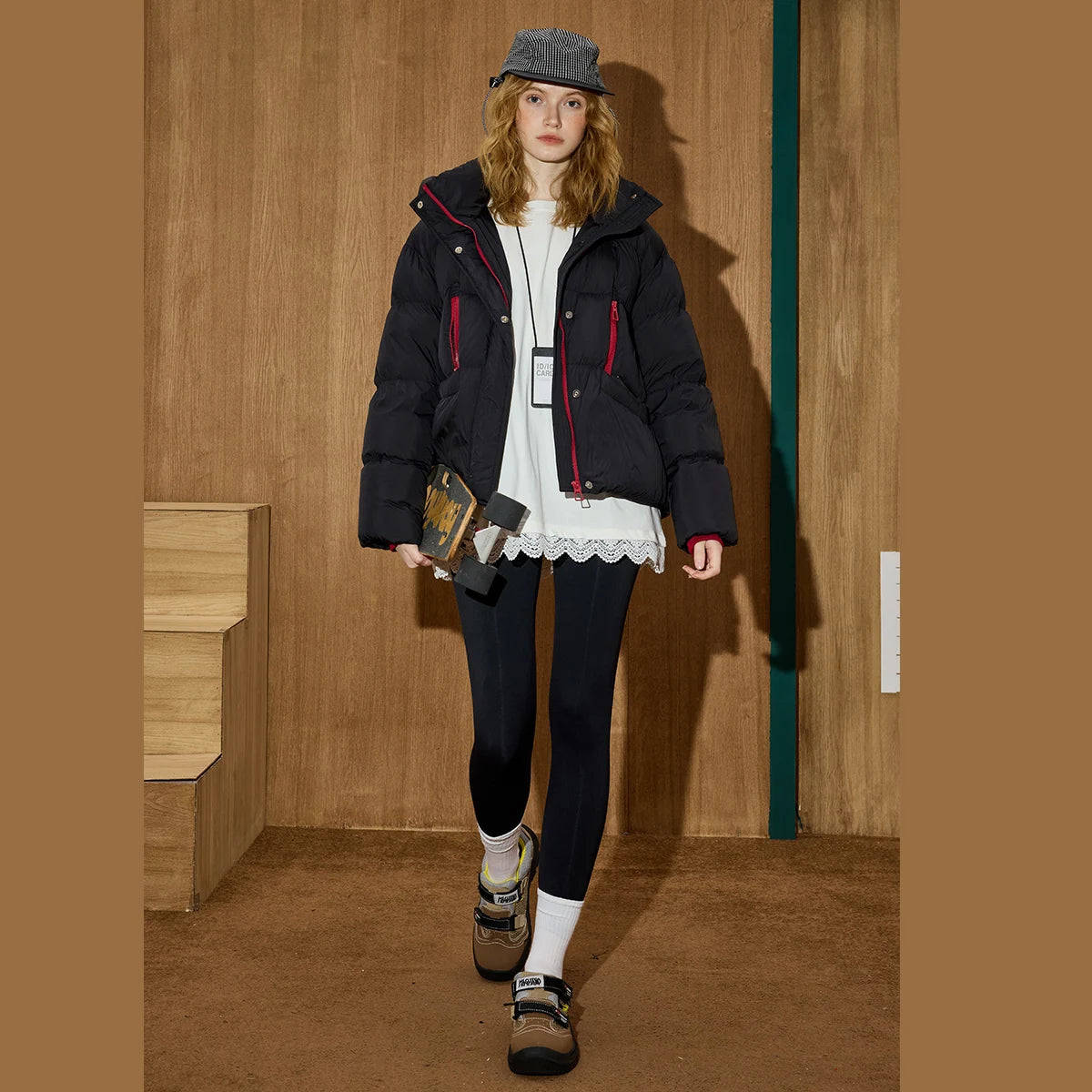 VILZSTUDIOS Oversize Nylon Puffer Jacket