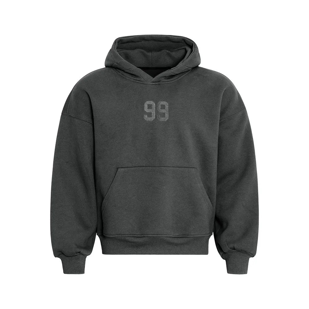 VILZSTUDIOS Embroidered 99 Front Pocket Hoodies