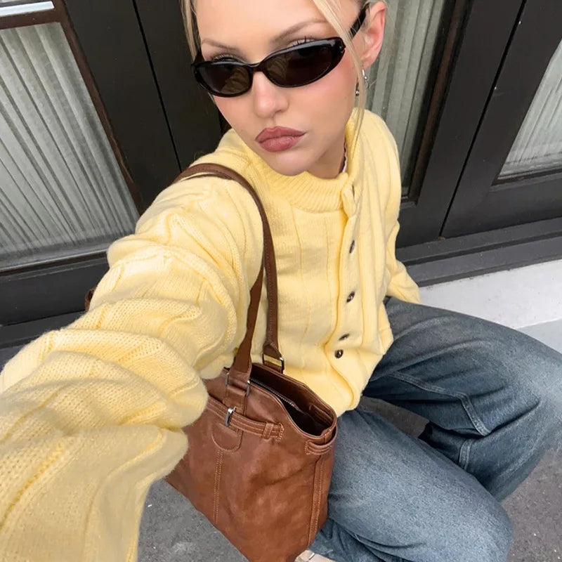 VILZSTUDIOS Loose Knitted Cardigan