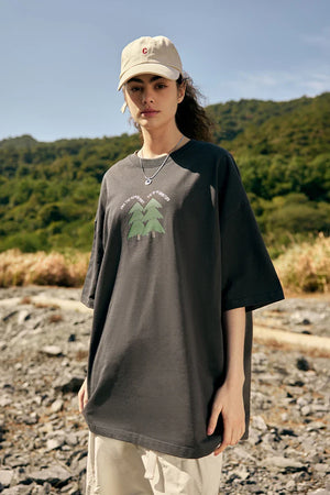 VILZSTUDIOS Tree Puff Print T-Shirt