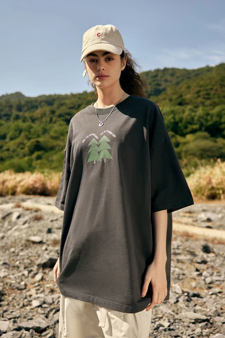 VILZSTUDIOS Tree Puff Print T-Shirt