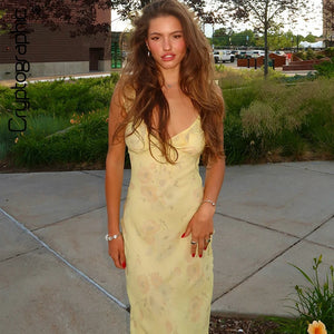 VILZSTUDIOS Floral Beachwear Maxi Dress