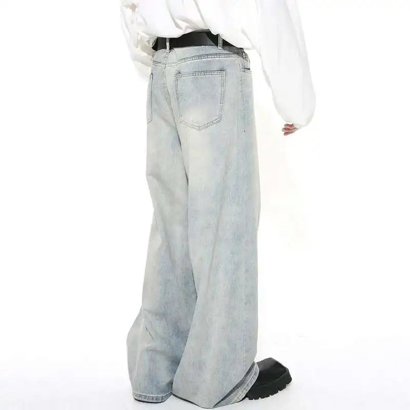 VILZSTUDIOS Washed Wide Leg Jeans