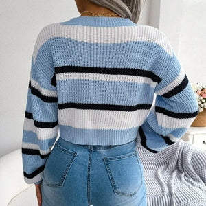 VILZSTUDIOS Striped Cozy Sweater