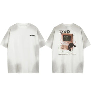 VILZSTUDIOS High Quality Patchwork Long Sleeve T-Shirt