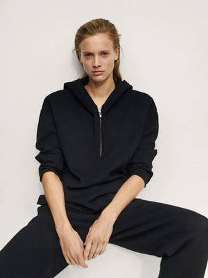 VILZSTUDIOS Fuzzy Woolen Knitted Hoodie