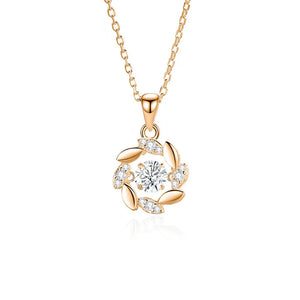 VILZSTUDIOS Round Moissanite Pendant Necklace