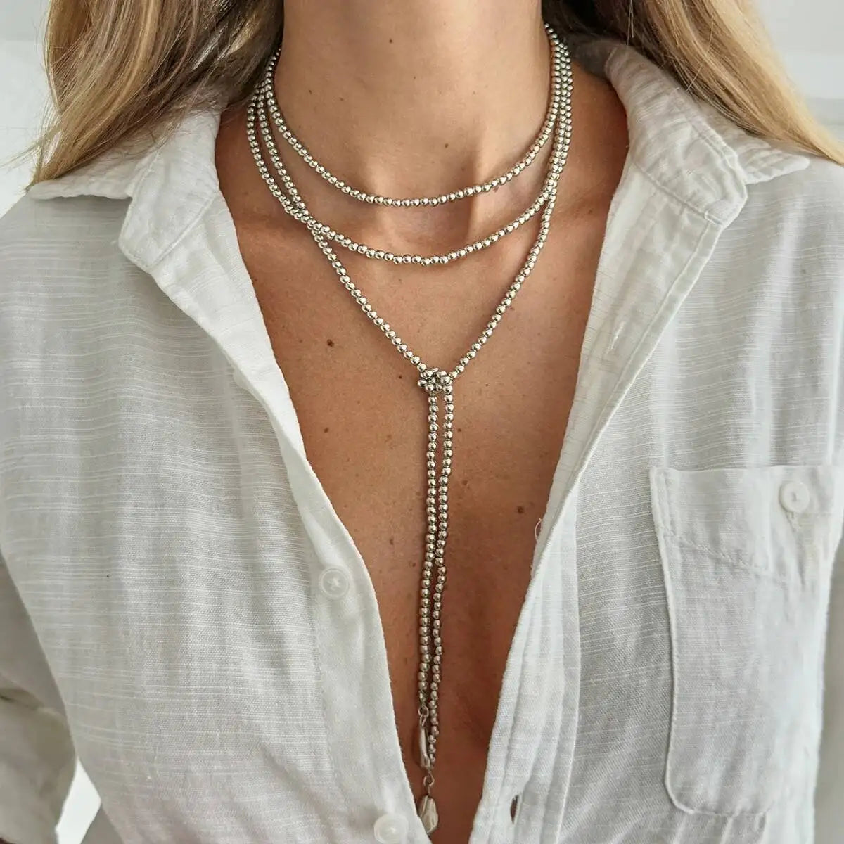 VILZSTUDIOS Gold/Silver Heart Pendant Necklace