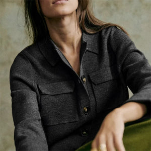 VILZSTUDIOS Stylish Knitted Cardigan with Pockets