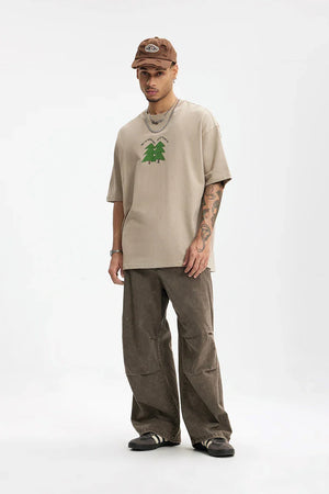 VILZSTUDIOS Heavy Washed Straight Leg Pants