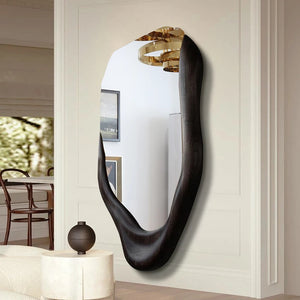 VILZSTUDIOS Irregular Wall Mirror Living Room Modern Girls Men Bedroom Bathroom Luxury Funky Mirror Asymmetrical Espelhos Home Decorations
